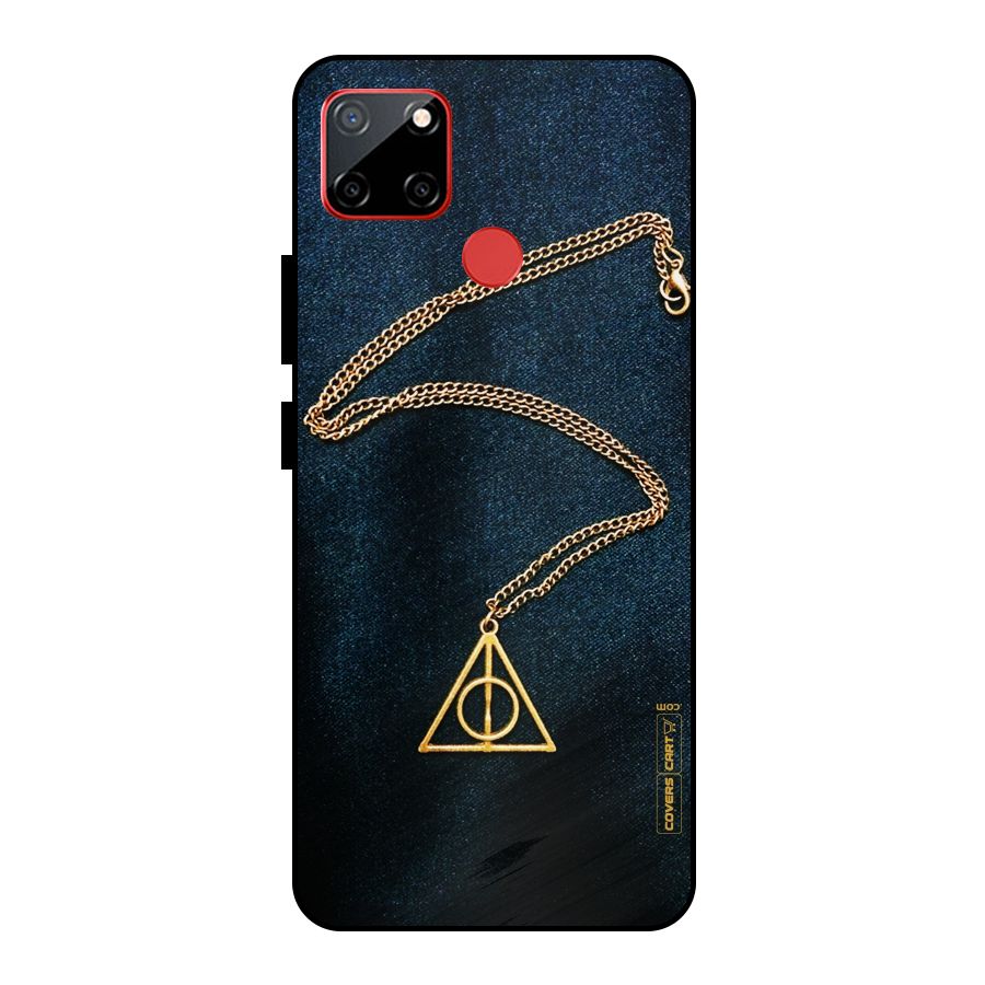 Golden Chain Metal Back Case for Realme C12