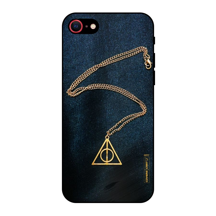 Golden Chain Metal Back Case for iPhone 7