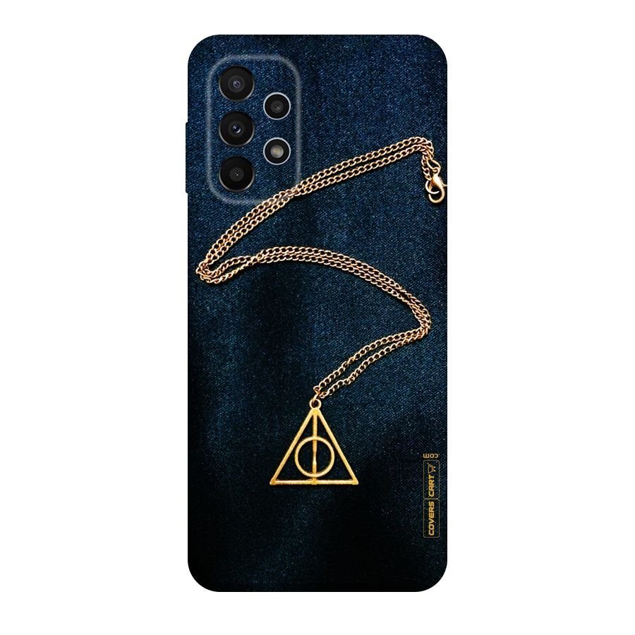 Golden Chain Original Polycarbonate Back Case for Galaxy A23