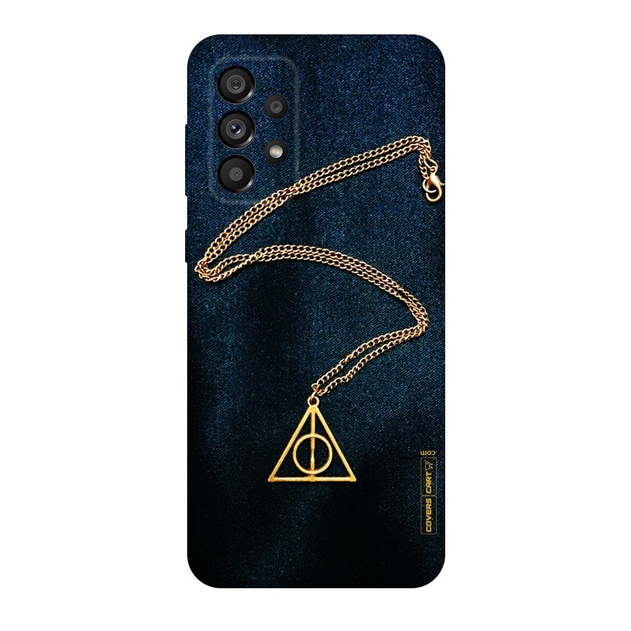 Golden Chain Original Polycarbonate Back Case for Galaxy A73 5G