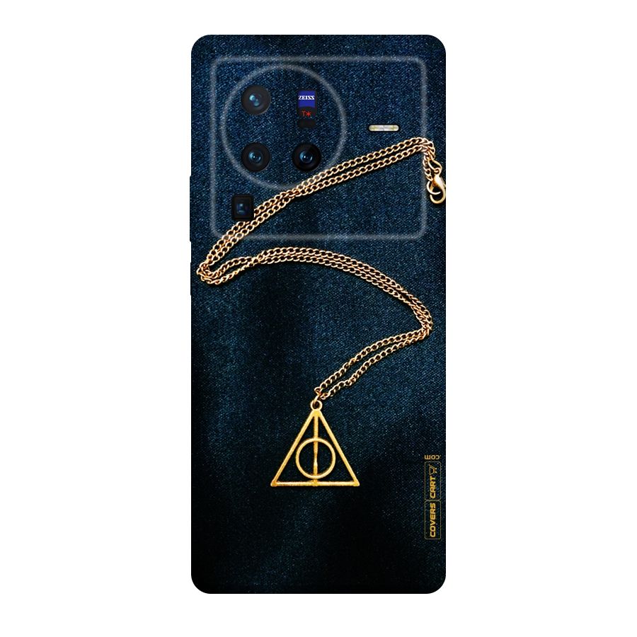 Golden Chain Original Polycarbonate Back Case for Vivo X80