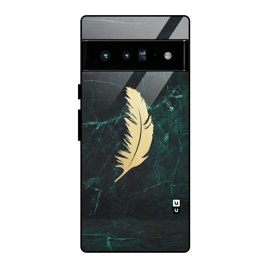 Golden Feather Glass Back Case for Google Pixel 6 Pro