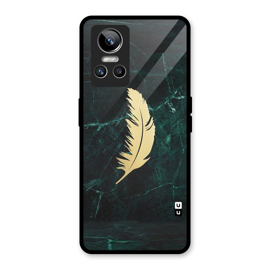 Golden Feather Glass Back Case for Realme GT Neo 3