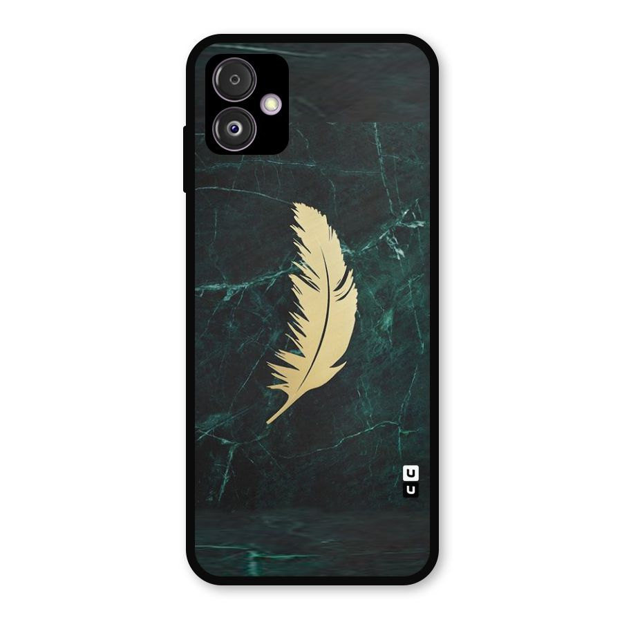 Golden Feather Metal Back Case for Galaxy F14