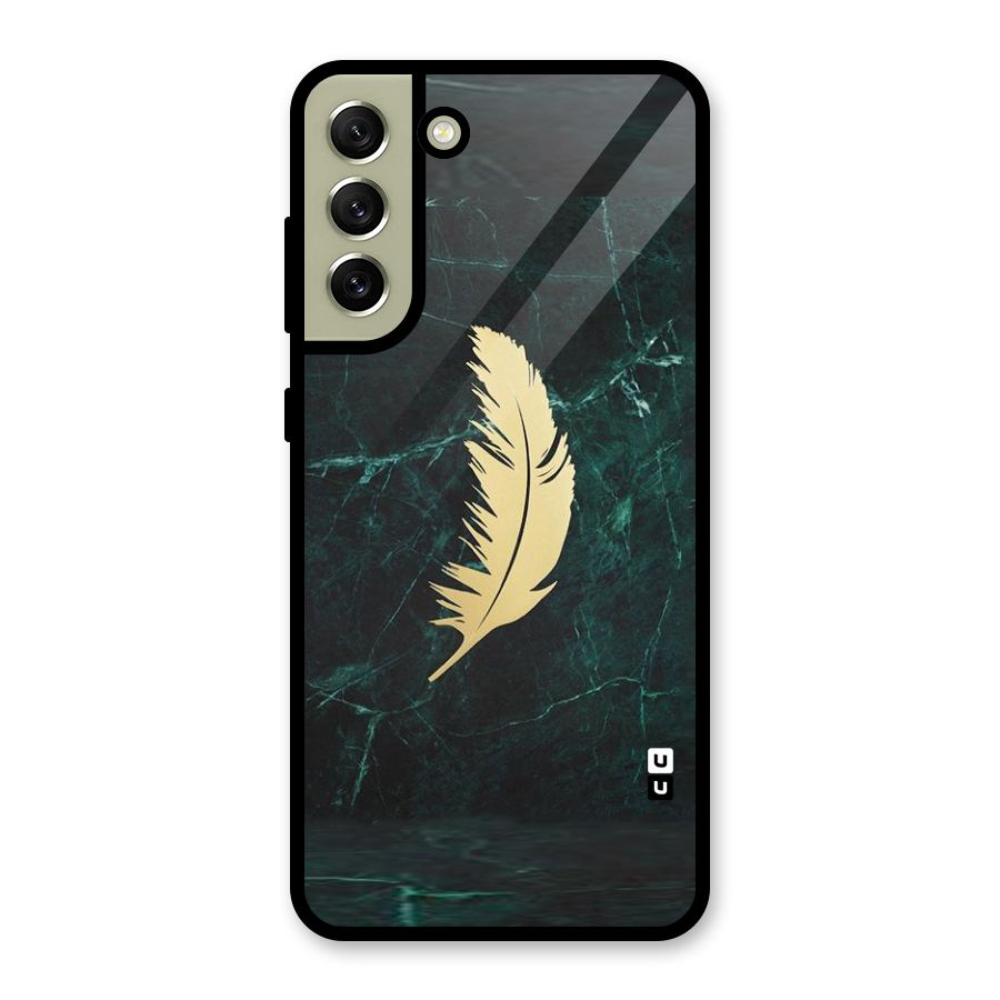 Golden Feather Metal Back Case for Galaxy S21 FE 5G (2023)