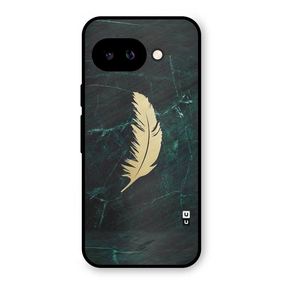 Golden Feather Metal Back Case for Google Pixel 9a