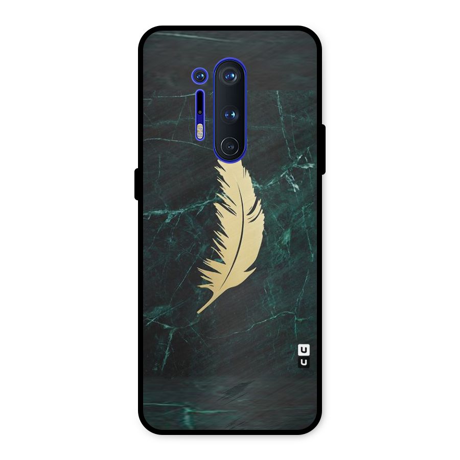 Golden Feather Metal Back Case for OnePlus 8 Pro