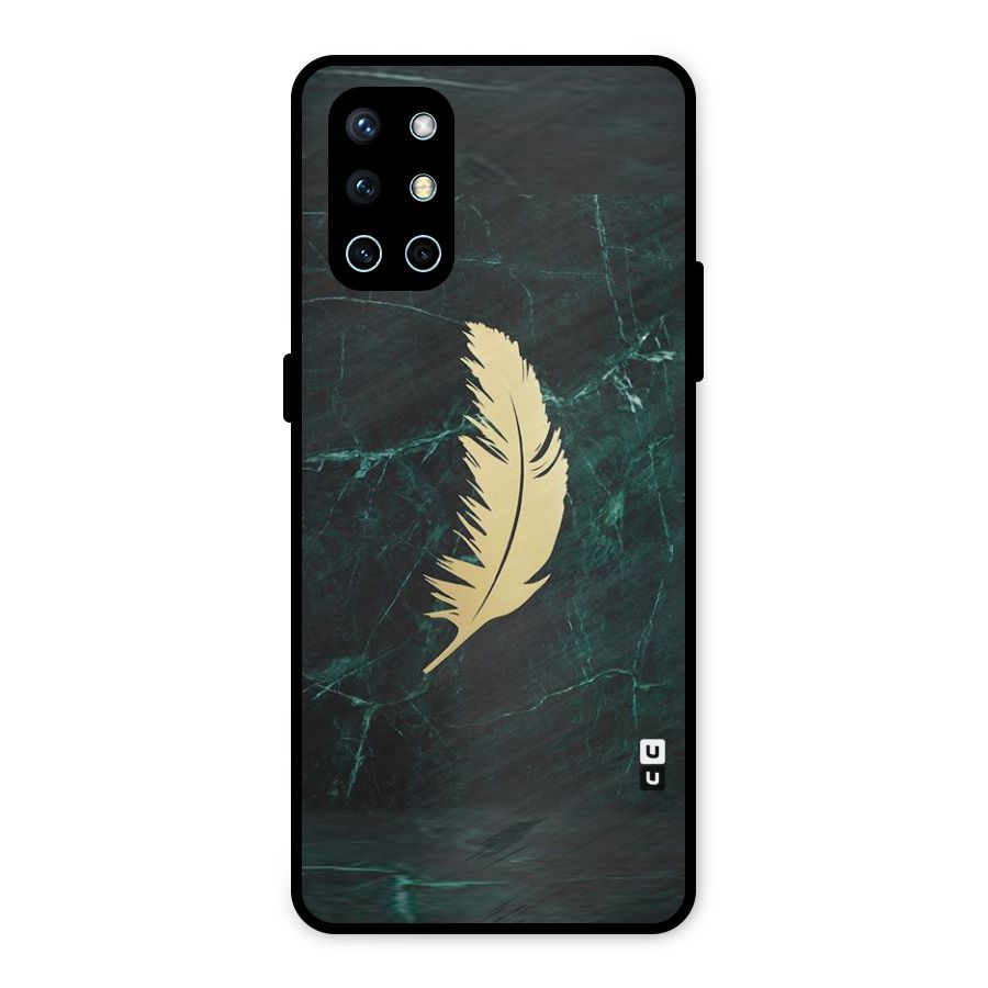 Golden Feather Metal Back Case for OnePlus 9R
