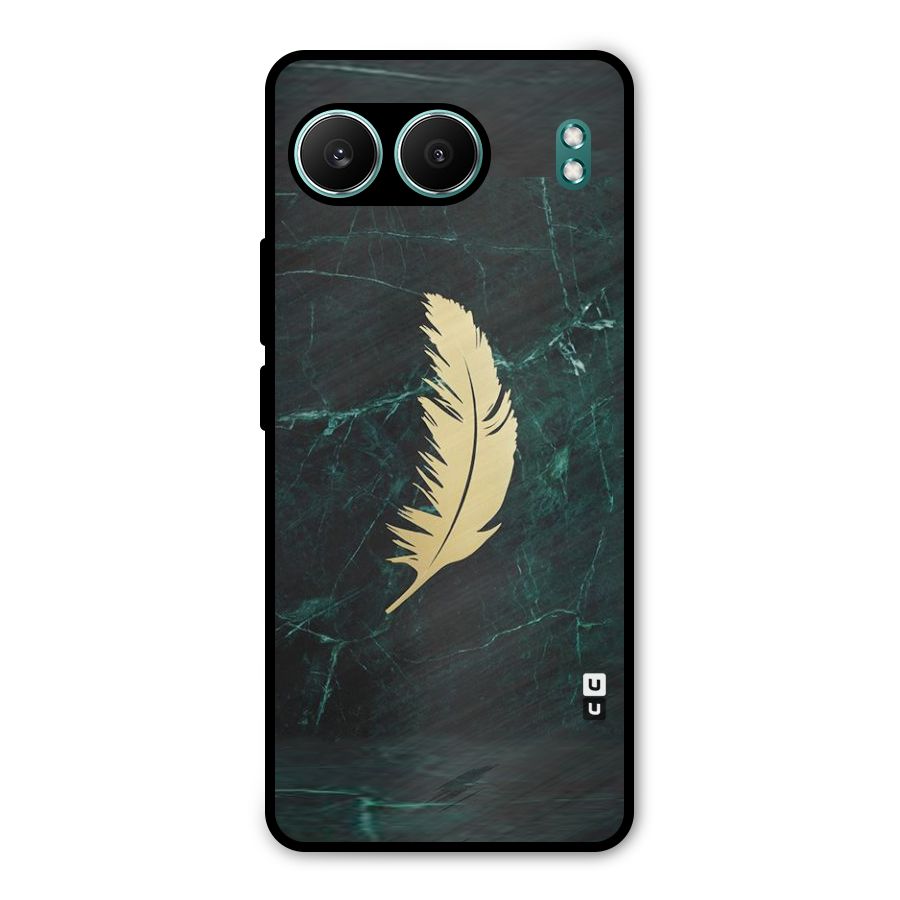 Golden Feather Metal Back Case for OnePlus Nord 4