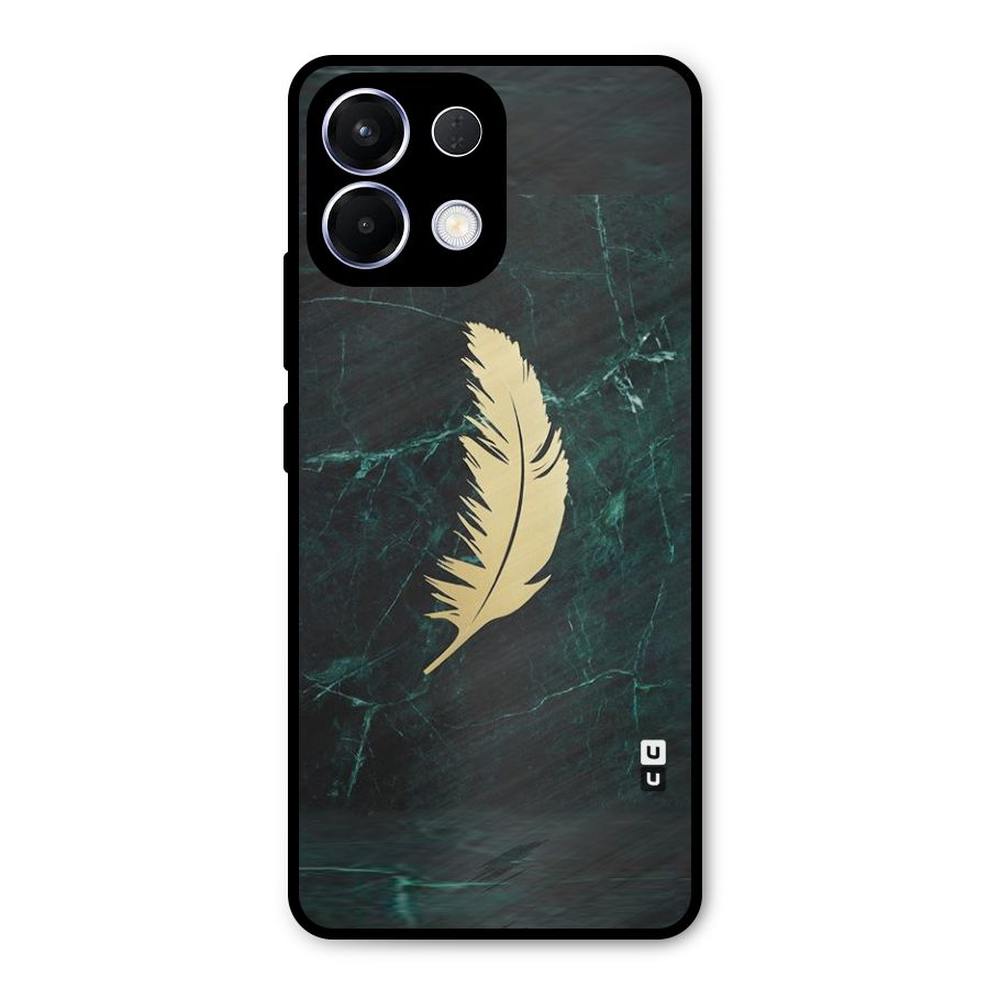 Golden Feather Metal Back Case for Oppo K13