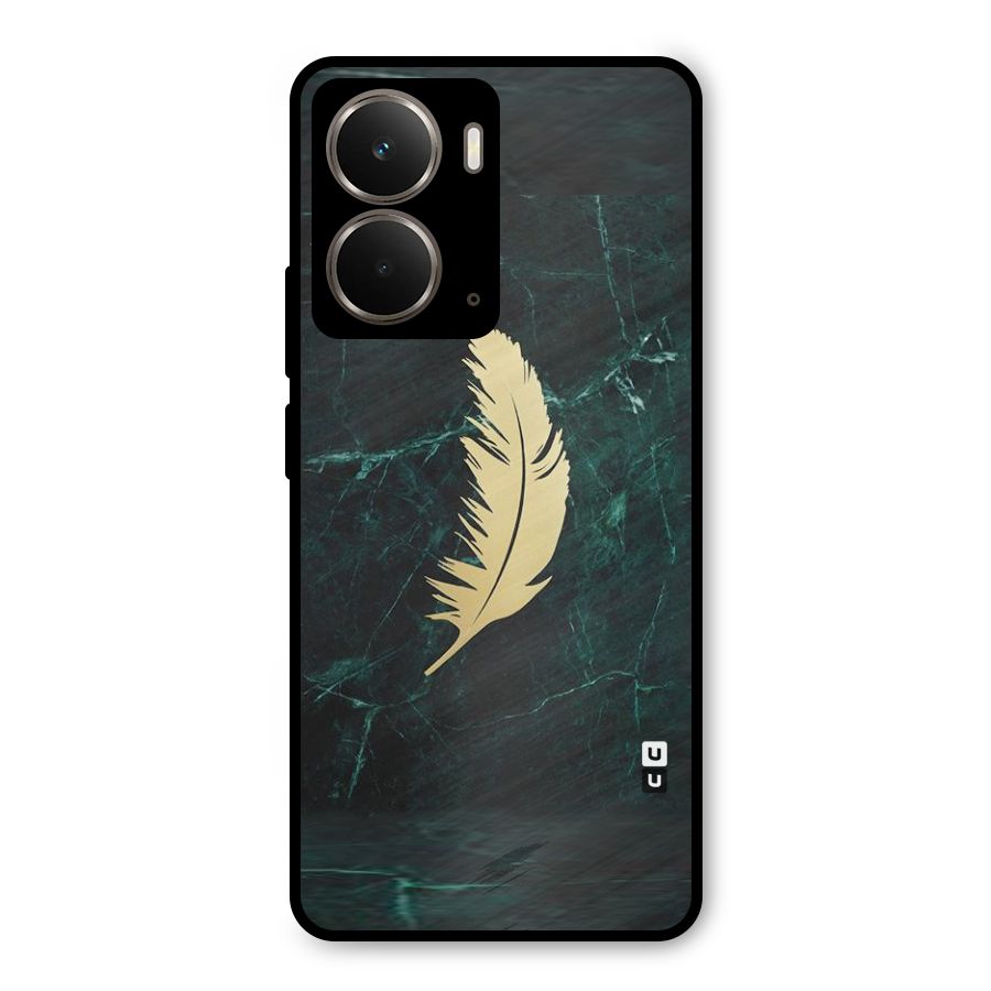 Golden Feather Metal Back Case for Realme P3
