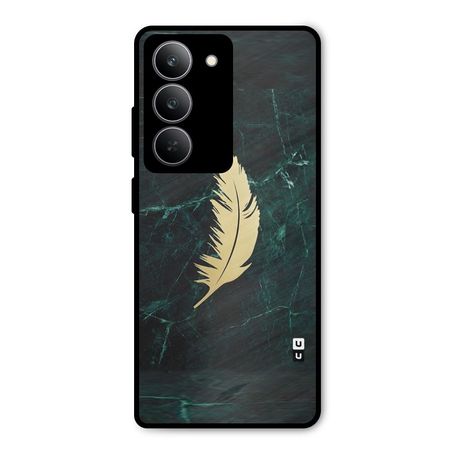 Golden Feather Metal Back Case for Realme P3x