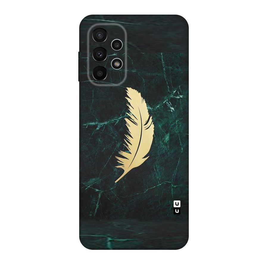 Golden Feather Original Polycarbonate Back Case for Galaxy A23