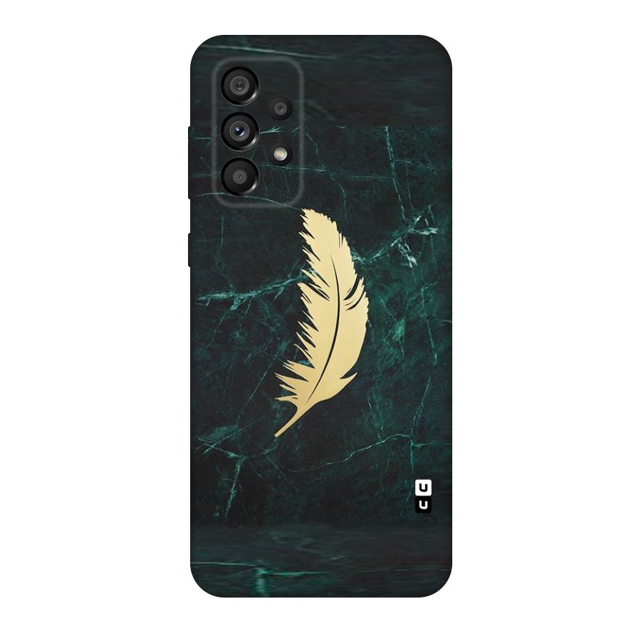 Golden Feather Original Polycarbonate Back Case for Galaxy A73 5G