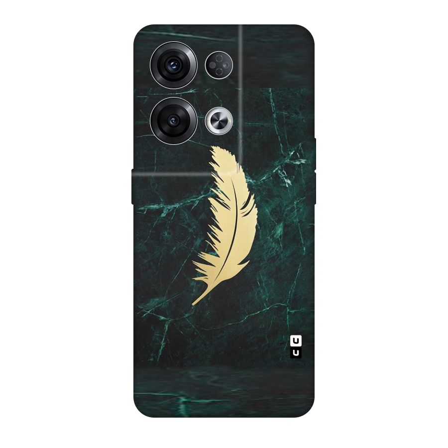 Golden Feather Original Polycarbonate Back Case for Oppo Reno8 Pro 5G