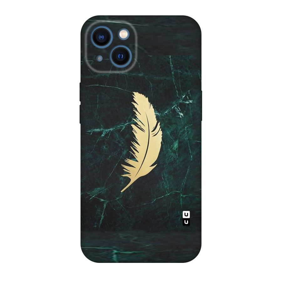 Golden Feather Original Polycarbonate Back Case for iPhone 13