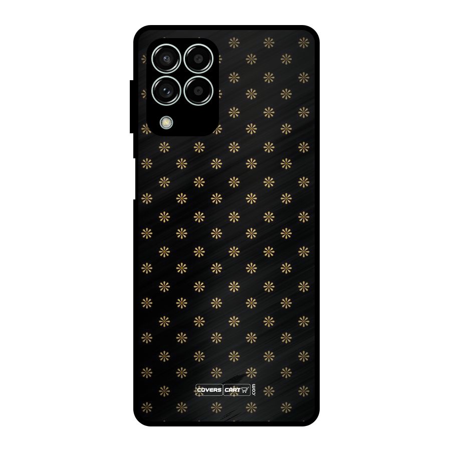 Golden Flowers Metal Back Case for Galaxy M33