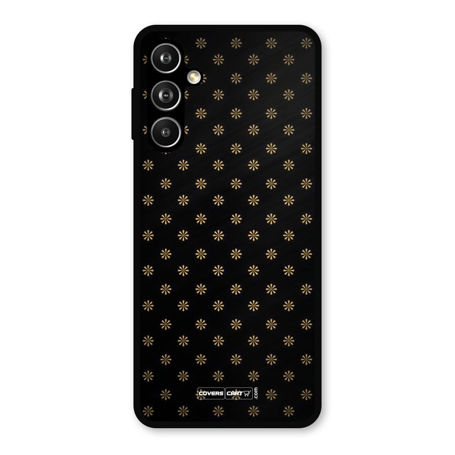 Golden Flowers Metal Back Case for Samsung Galaxy M54