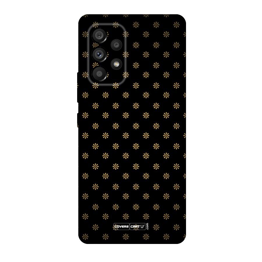 Golden Flowers Original Polycarbonate Back Case for Galaxy A53 5G