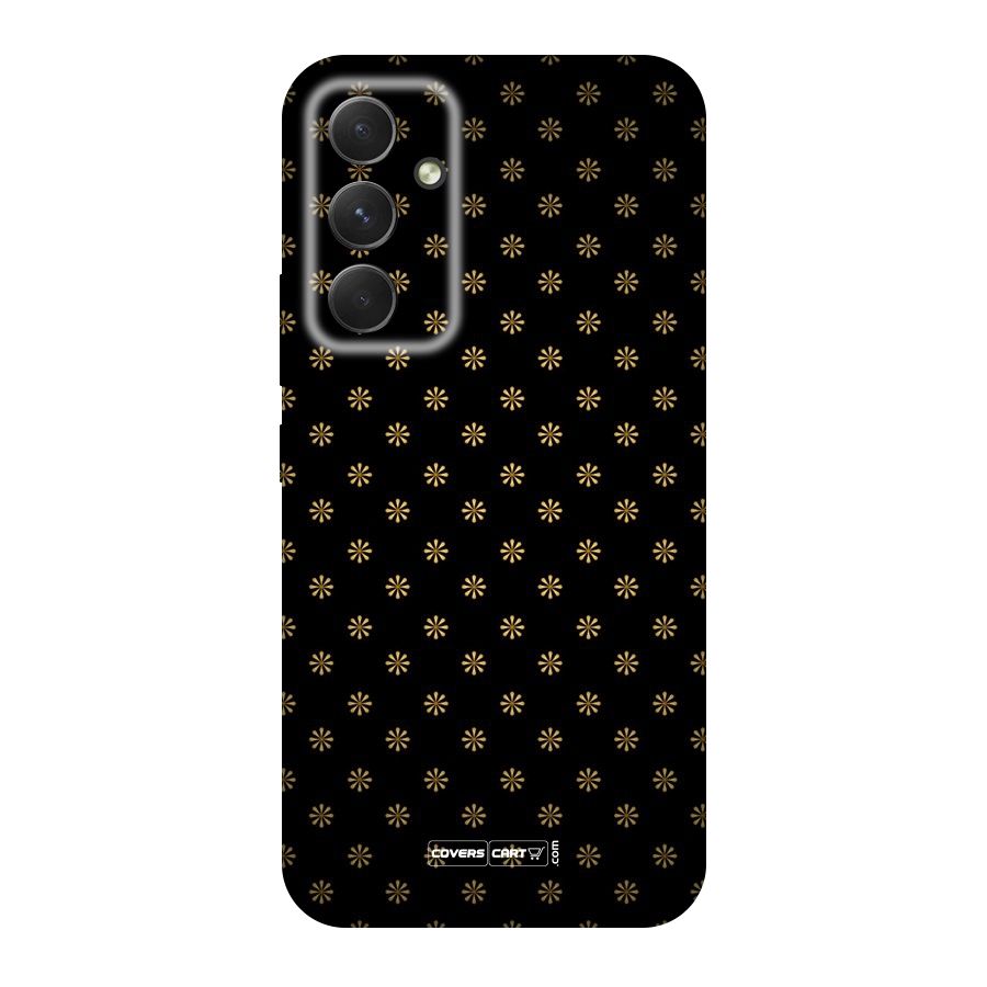 Golden Flowers Original Polycarbonate Back Case for Galaxy A54