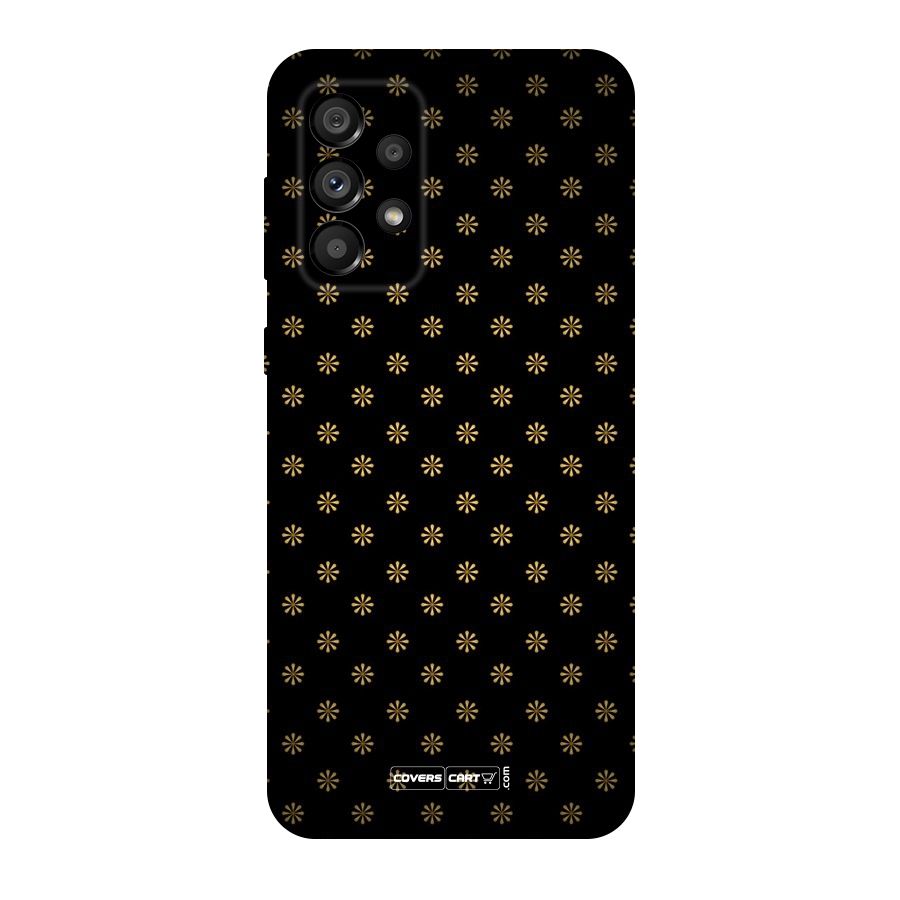 Golden Flowers Original Polycarbonate Back Case for Galaxy A73 5G