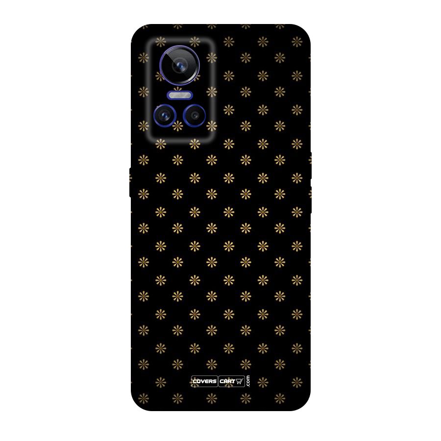 Golden Flowers Original Polycarbonate Back Case for Realme GT Neo 3