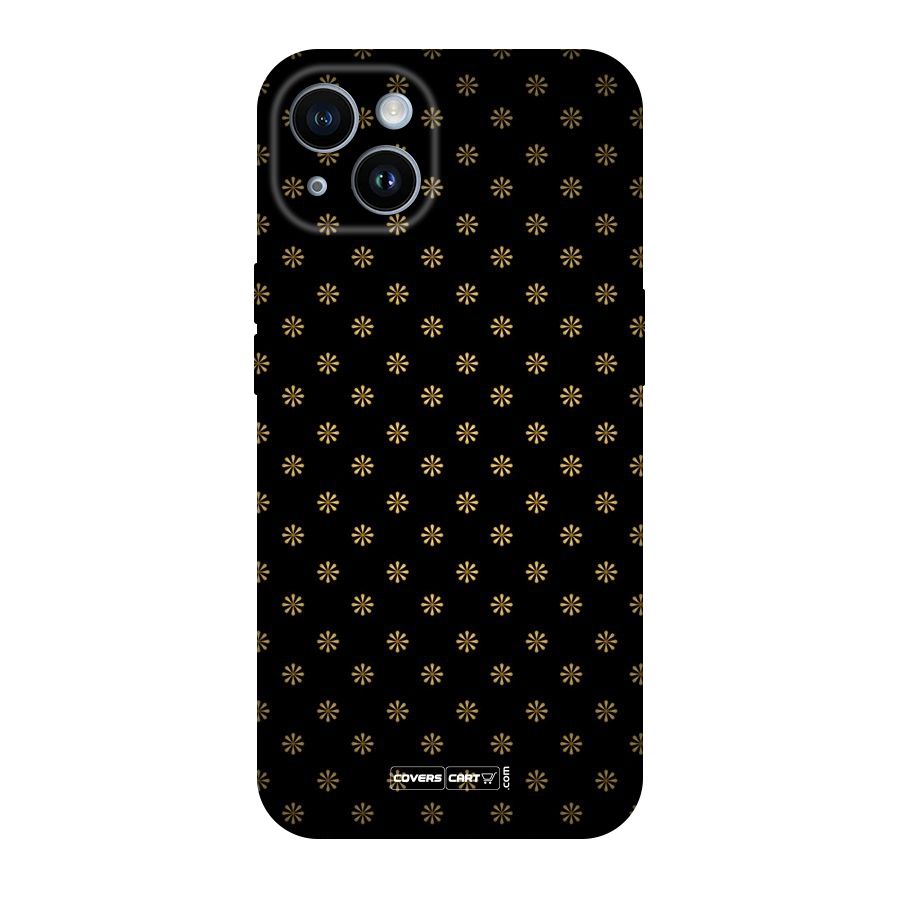 Golden Flowers Original Polycarbonate Back Case for iPhone 14