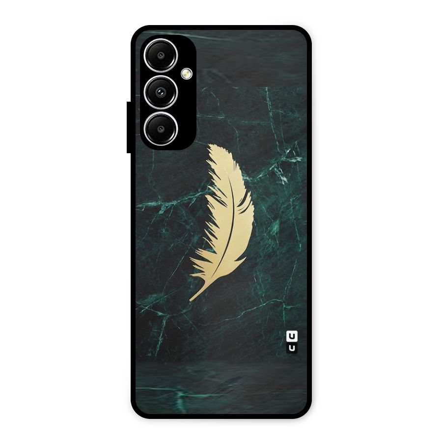 Golden Leaf Metal Back Case for Galaxy A05s