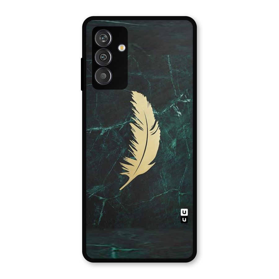 Golden Leaf Metal Back Case for Galaxy F13