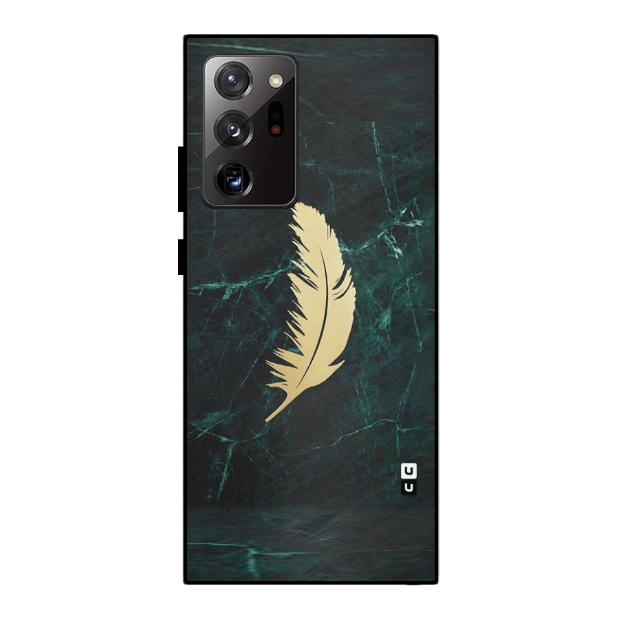 Golden Leaf Metal Back Case for Galaxy Note 20 Ultra 5G