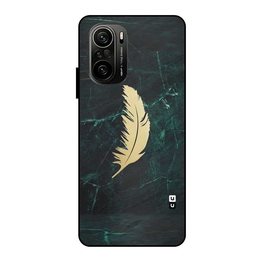 Golden Leaf Metal Back Case for Mi 11x