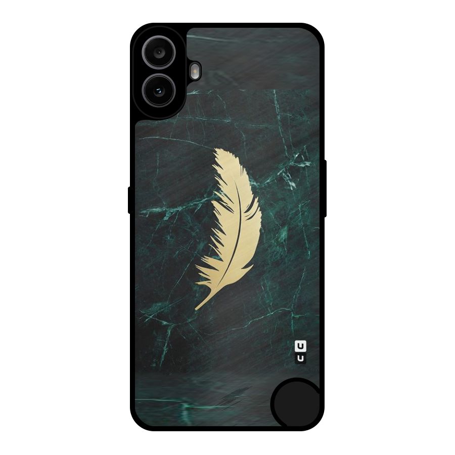 Golden Leaf Metal Back Case for Nothing CMF Phone 1