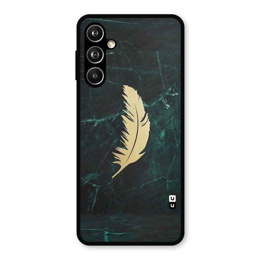 Golden Leaf Metal Back Case for Samsung Galaxy M54