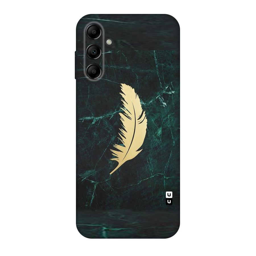 Golden Leaf Original Polycarbonate Back Case for Galaxy A14 5G