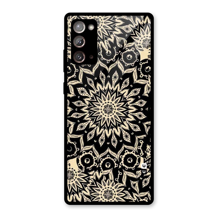 Golden Mandala Glass Back Case for Galaxy Note 20
