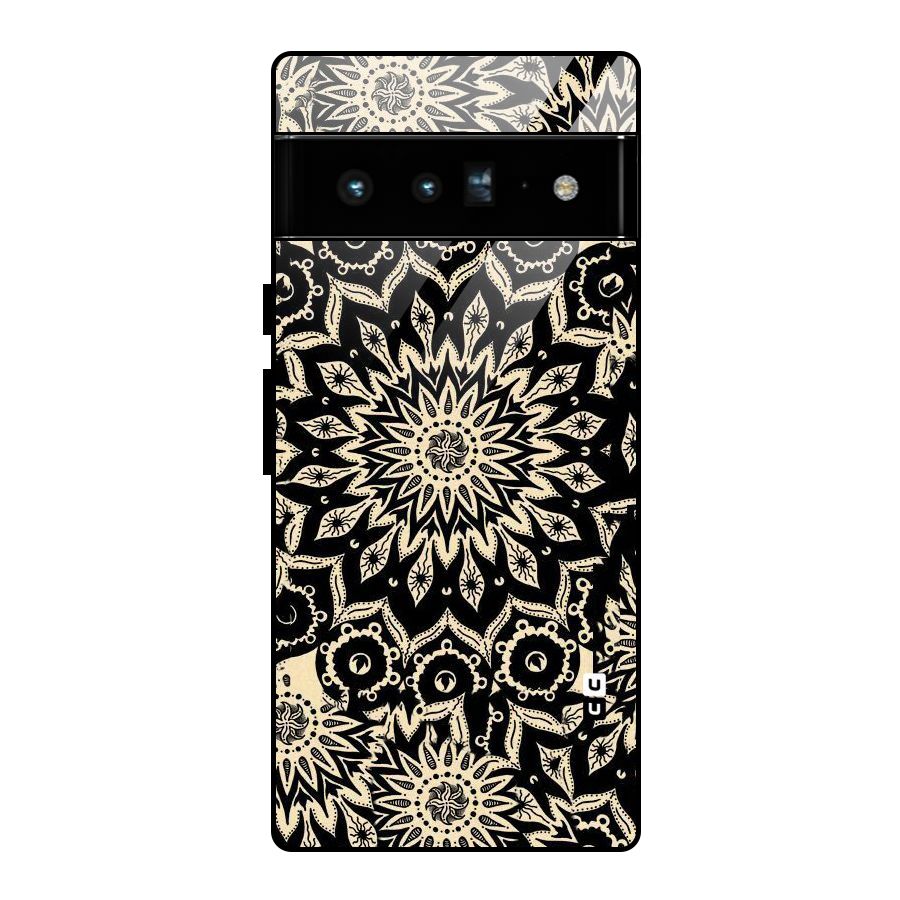 Golden Mandala Glass Back Case for Google Pixel 6 Pro