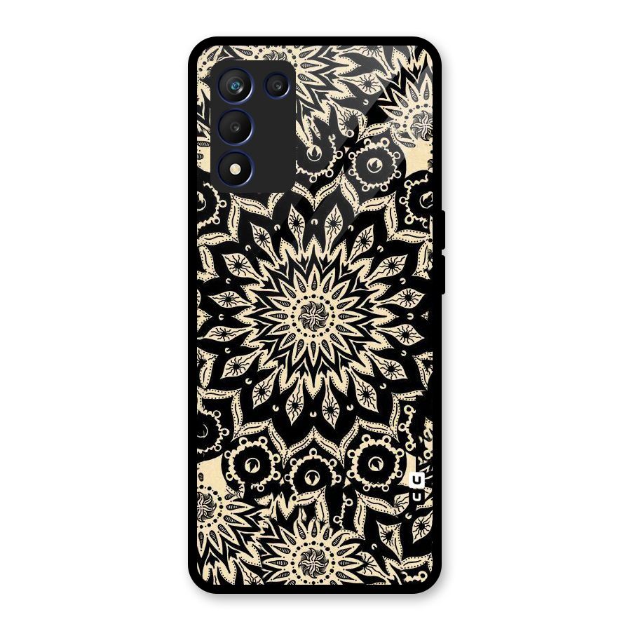 Golden Mandala Glass Back Case for Realme 9 5G Speed