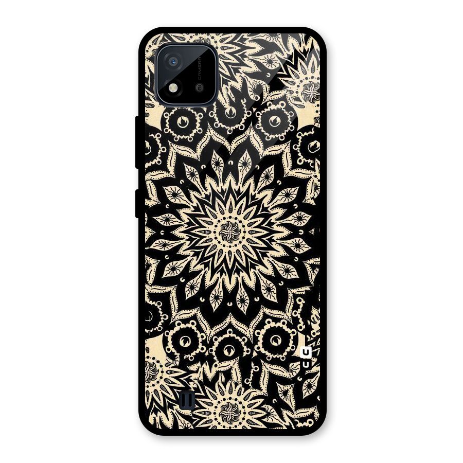 Golden Mandala Glass Back Case for Realme C11 2021