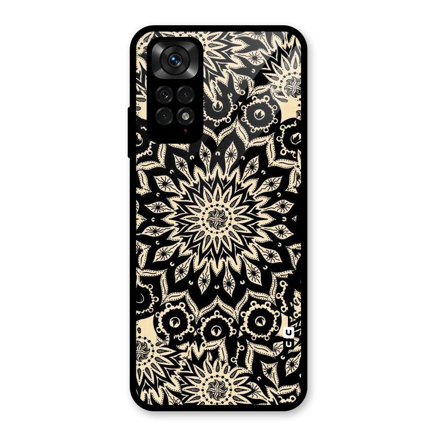 Golden Mandala Glass Back Case for Redmi Note 11S