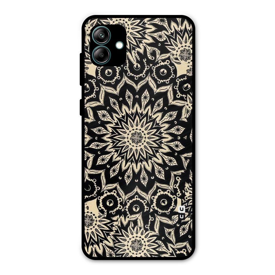 Golden Mandala Metal Back Case for Galaxy A04