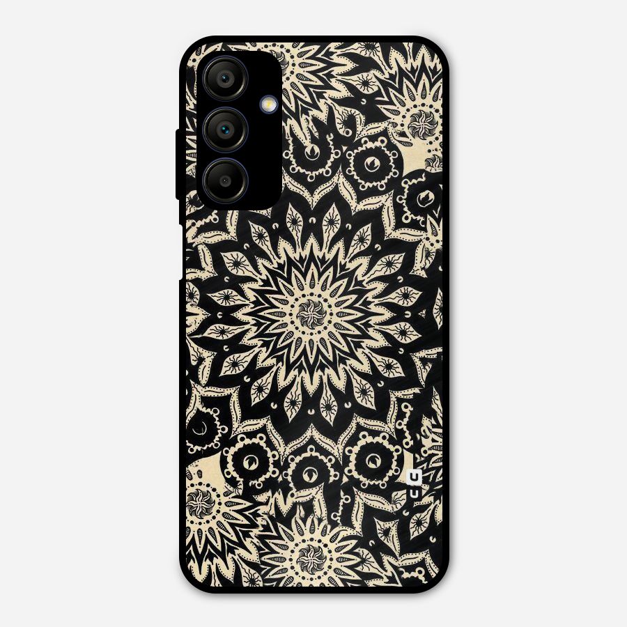 Golden Mandala Metal Back Case for Galaxy A15 5G