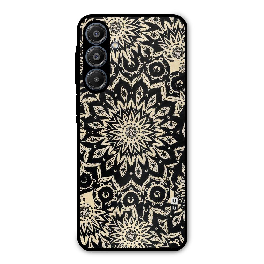 Golden Mandala Metal Back Case for Galaxy A16 5G