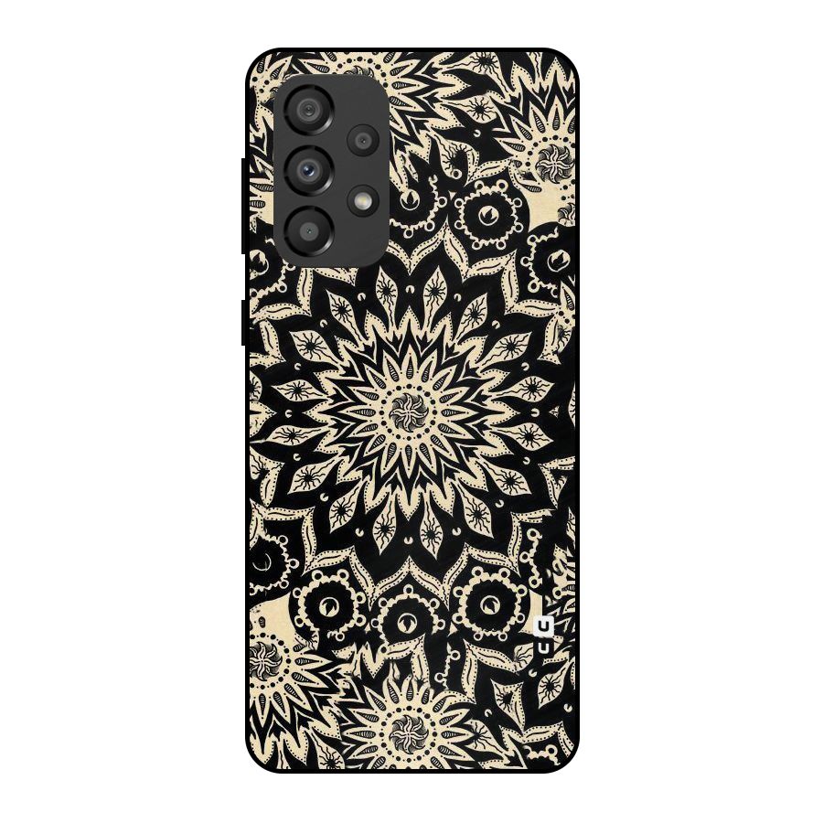 Golden Mandala Metal Back Case for Galaxy A33 5G