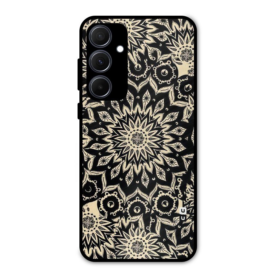 Golden Mandala Metal Back Case for Galaxy A35