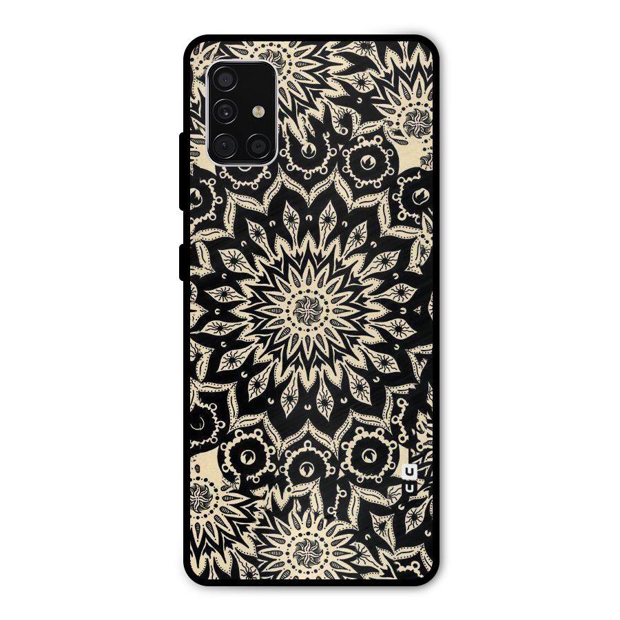 Golden Mandala Metal Back Case for Galaxy A51