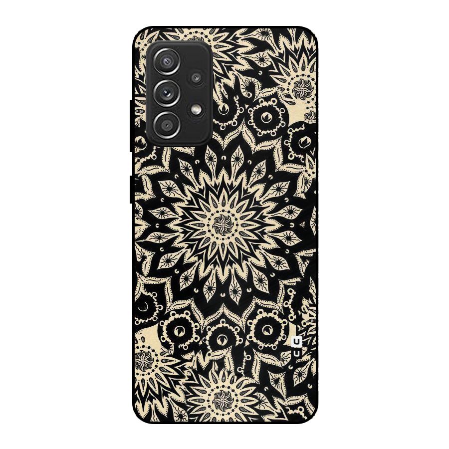 Golden Mandala Metal Back Case for Galaxy A52s 5G