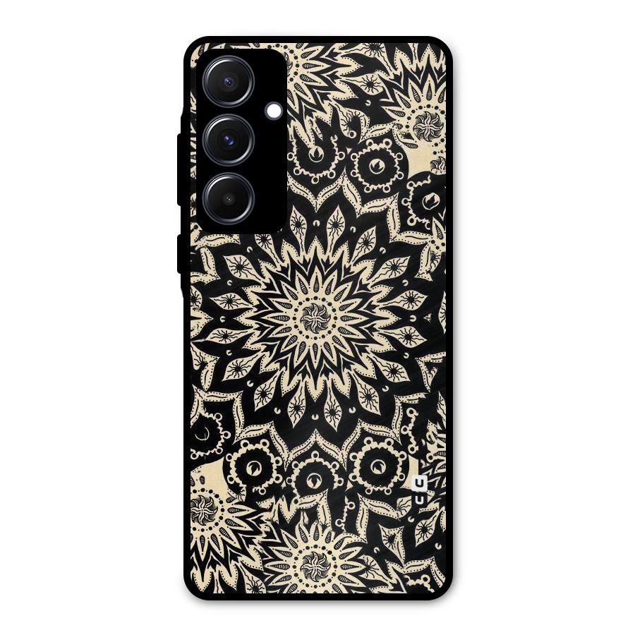 Golden Mandala Metal Back Case for Galaxy A55