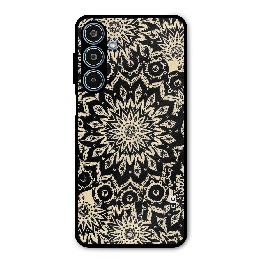 Golden Mandala Metal Back Case for Galaxy M35