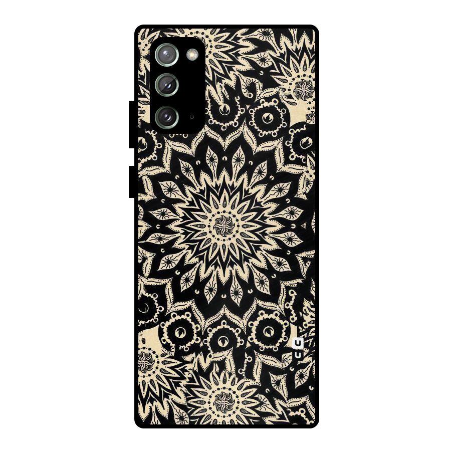 Golden Mandala Metal Back Case for Galaxy Note 20
