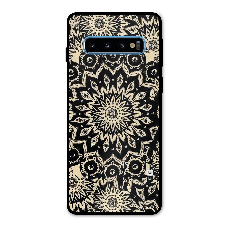 Golden Mandala Metal Back Case for Galaxy S10
